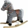 Moni Κουνιστό Ξύλινο Αλογάκι Spotty Γκρι Πουά Με Ήχο (108255) -Επιτραπέζια παιχνίδια & κάρτες Εκπτώσεις 697386