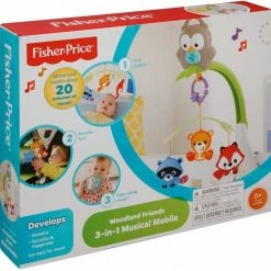 Fisher Price Περιστρεφόμενο Με Ζωάκια 3 Σε 1 (CDM84) -Επιτραπέζια παιχνίδια & κάρτες Εκπτώσεις 698210 1