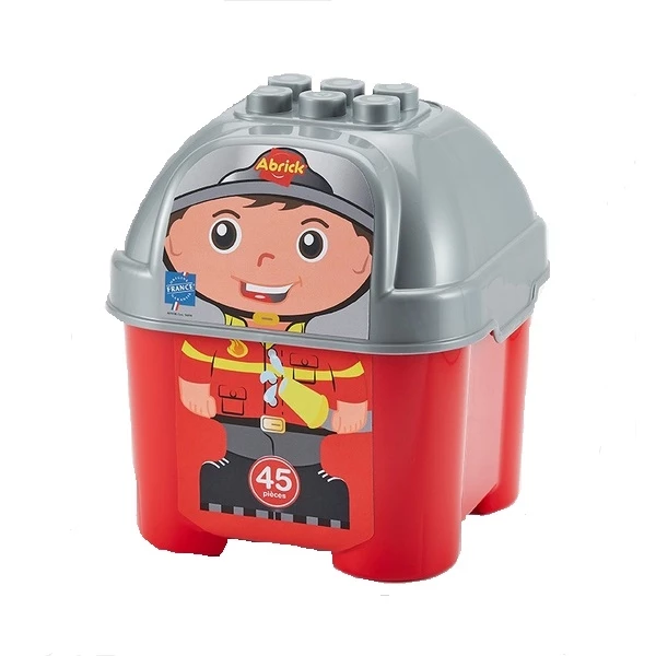 Ecoiffier Τουβλάκια Abrick Firemen Barrel (1929) 3 Ecoiffier Τουβλάκια Abrick Firemen Barrel (1929)